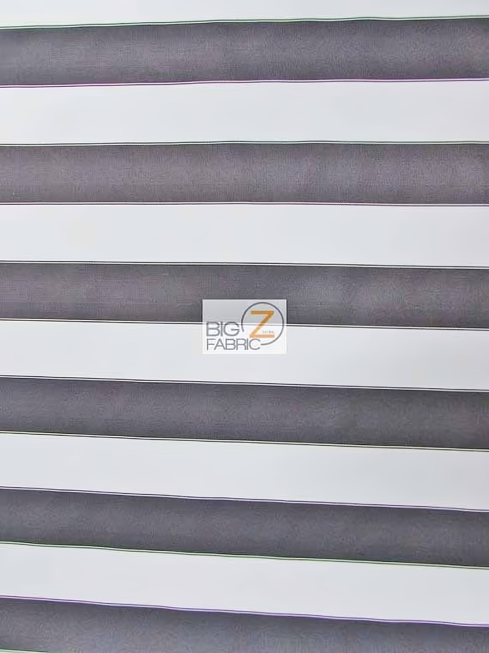 2 Tone Stripe Deck Canvas Outdoor Waterproof Fabric / Black/White / Sold By The Yard Closeout!!!