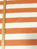 2 Tone Stripe Deck Canvas Outdoor Waterproof Fabric / Orange/Off White / Sold By The Yard Closeout!!!