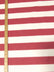 2 Tone Stripe Deck Canvas Outdoor Waterproof Fabric / Red/White / Sold By The Yard Closeout!!!