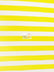 Poly Cotton 1 Inch Stripe Fabric / Yellow/White / Sold By The Yard