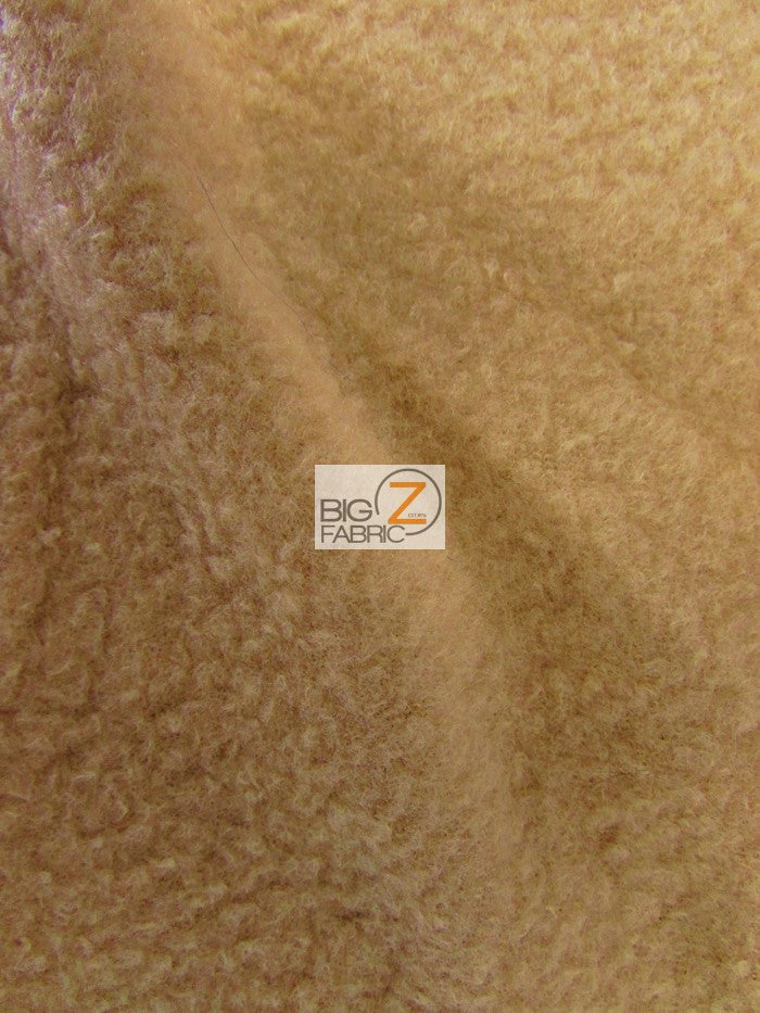 Solid Fleece Fabric / Camel