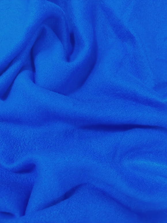 Shop Fleece Fabric Solid Electric Blue by the Yard Big Z Fabric