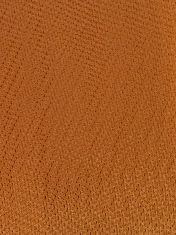 Sports Mesh Activewear Jersey Spandex Fabric / Copper / Sold By The Yard