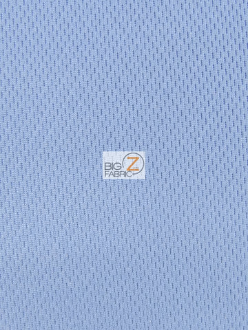 Sports Mesh Activewear Jersey Spandex Fabric / Sky Blue / Sold By The Yard