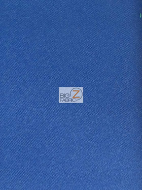 Solid Poly Spandex Satin Fabric / Royal Blue / Sold By The Yard Closeout!!!