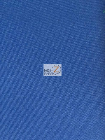 Solid Poly Spandex Satin Fabric / Royal Blue / Sold By The Yard Closeout!!!