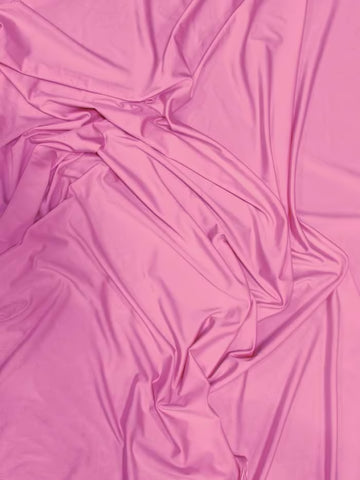 Solid Stretch Spandex Costume Nylon Fabric / Mauve / Sold By The Yard