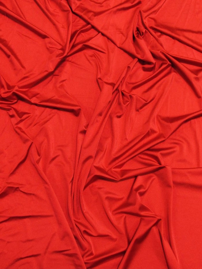 Solid Stretch Spandex Costume Nylon Fabric / Red / Sold By The Yard