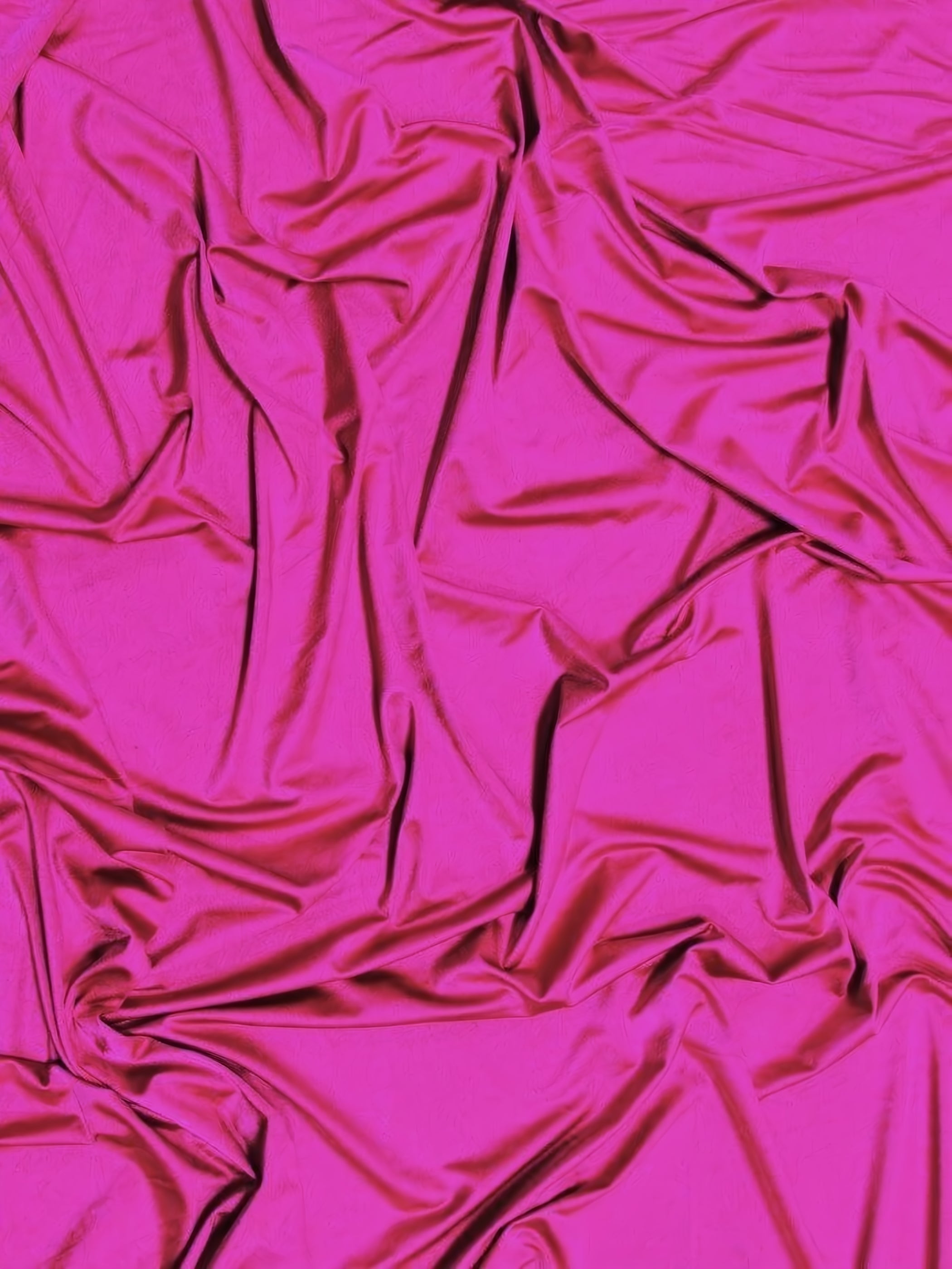 Solid Stretch Spandex Costume Nylon Fabric / Fuchsia / Sold By The Yard