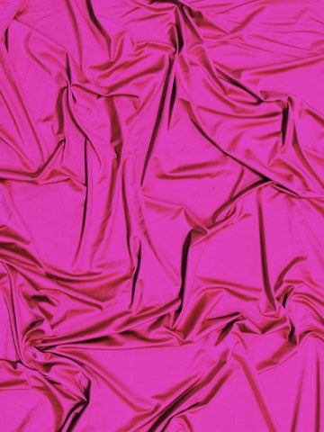 Solid Stretch Spandex Costume Nylon Fabric / Fuchsia / Sold By The Yard