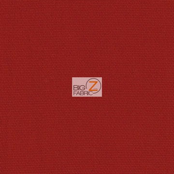 Canvas Solution Dyed Acrylic Waterproof Outdoor Fabric / Red / Sold By The Yard