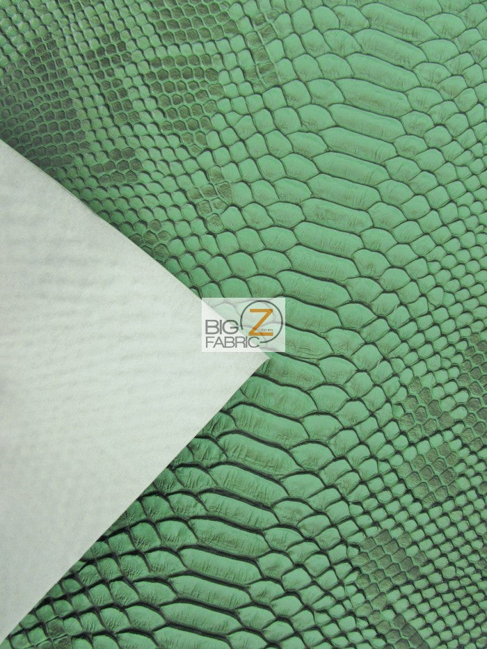 Cool Silver Viper Sopythana Embossed Snake Skin Vinyl Leather Fabric / Sold By The Yard