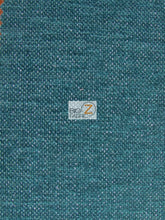 Sparkle Trend Chenille Upholstery Fabric / Aqua / Sold By The Yard