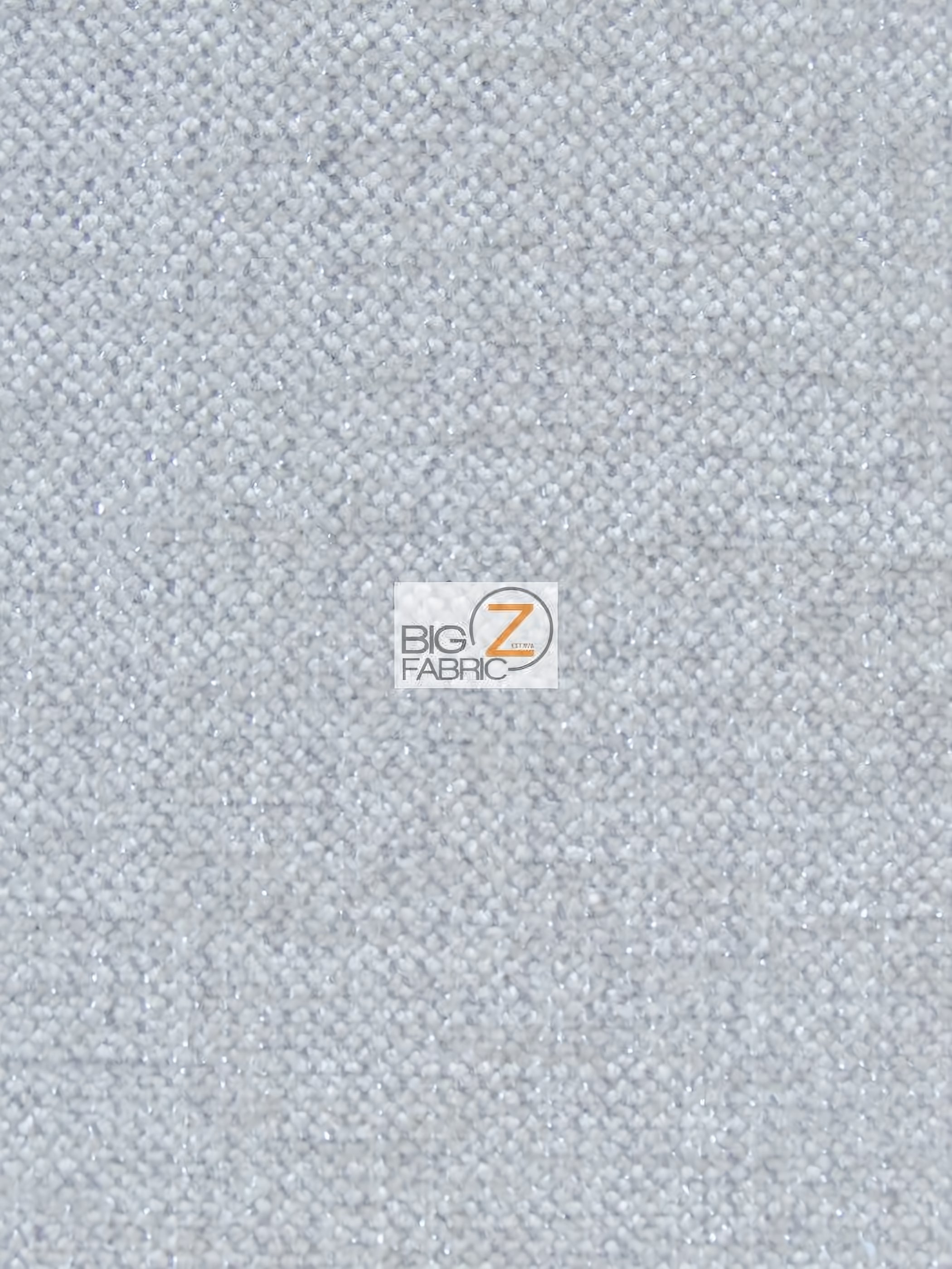 Sparkle Trend Chenille Upholstery Fabric / Beige / Sold By The Yard