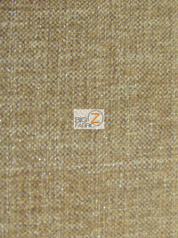 Sparkle Trend Chenille Upholstery Fabric / Gold / Sold By The Yard