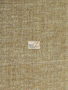 Sparkle Trend Chenille Upholstery Fabric / Gold / Sold By The Yard