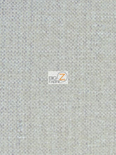 Sparkle Trend Chenille Upholstery Fabric / Natural / Sold By The Yard