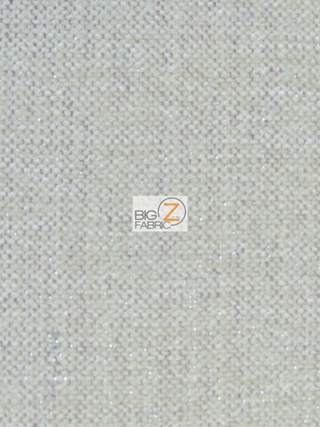 Sparkle Trend Chenille Upholstery Fabric / Natural / Sold By The Yard