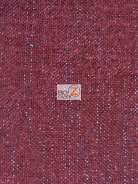 Sparkle Trend Chenille Upholstery Fabric / Red / Sold By The Yard