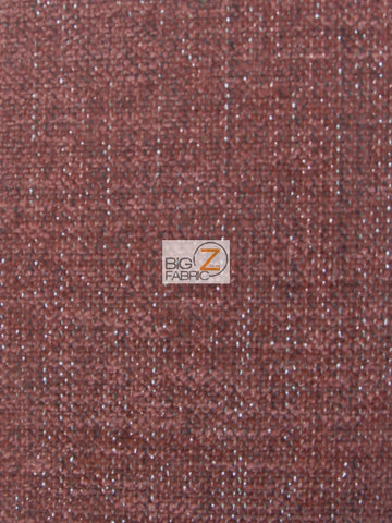 Sparkle Trend Chenille Upholstery Fabric / Sienna / Sold By The Yard