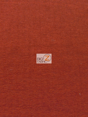 Solid Texture Double Sided Upholstery Fabric / Red / Sold By The Yard