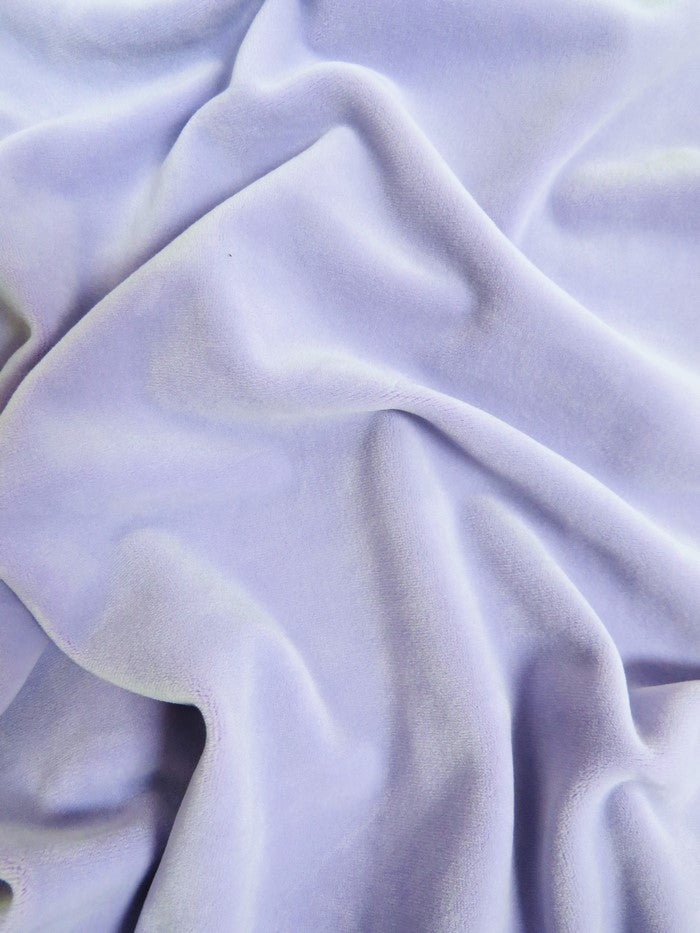 Lavender Stretch Mochi Plush Minky / Soft Solid Fabric by the Yard