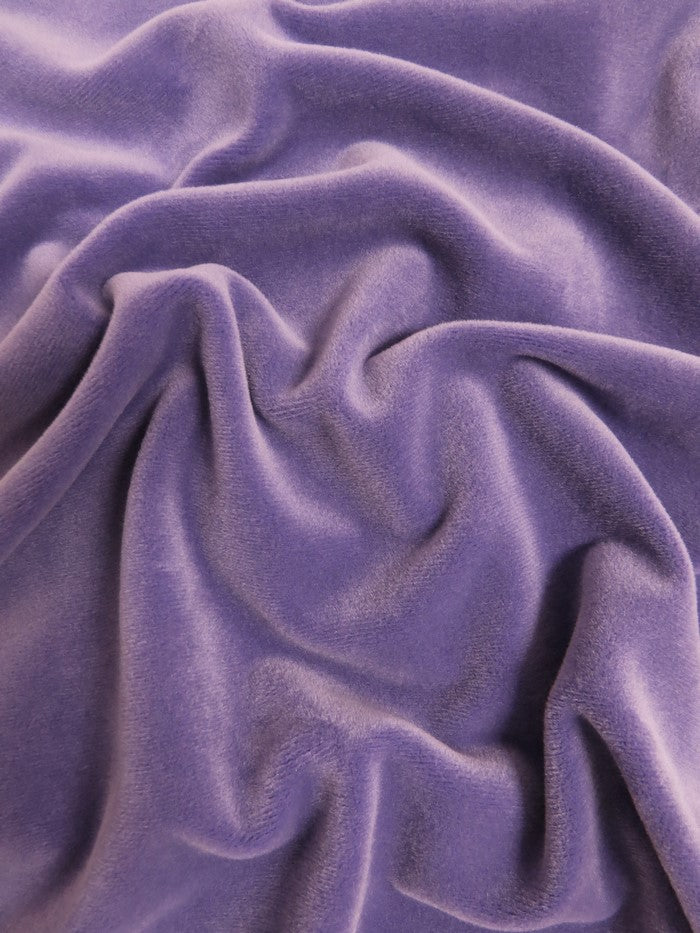 Purple Stretch Mochi Plush Minky / Soft Solid Fabric by the Yard