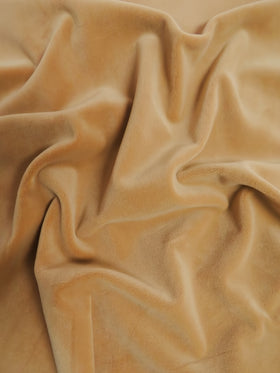 Saddle Stretch Mochi Plush Minky / Soft Solid Fabric by the Yard (Second Quality Goods)