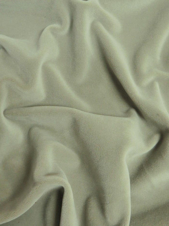 Oyster Stretch Mochi Plush Minky / Soft Solid Fabric by the Yard