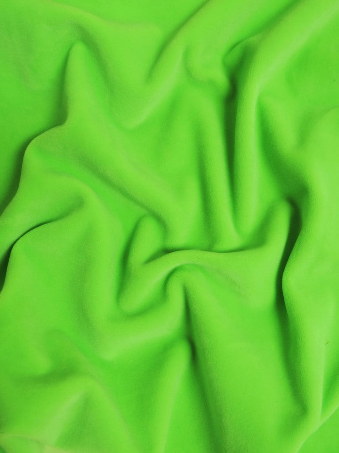 Lime Stretch Mochi Plush Minky / Soft Solid Fabric by the Yard