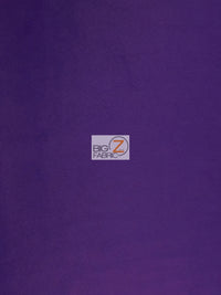 Dark Purple Velboa Solid Short Pile Fabric / Sold By The Yard