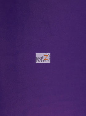 Dark Purple Velboa Solid Short Pile Fabric / By The Roll - 25 Yards