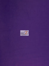 Dark Purple Velboa Solid Short Pile Fabric / By The Roll - 50 Yards