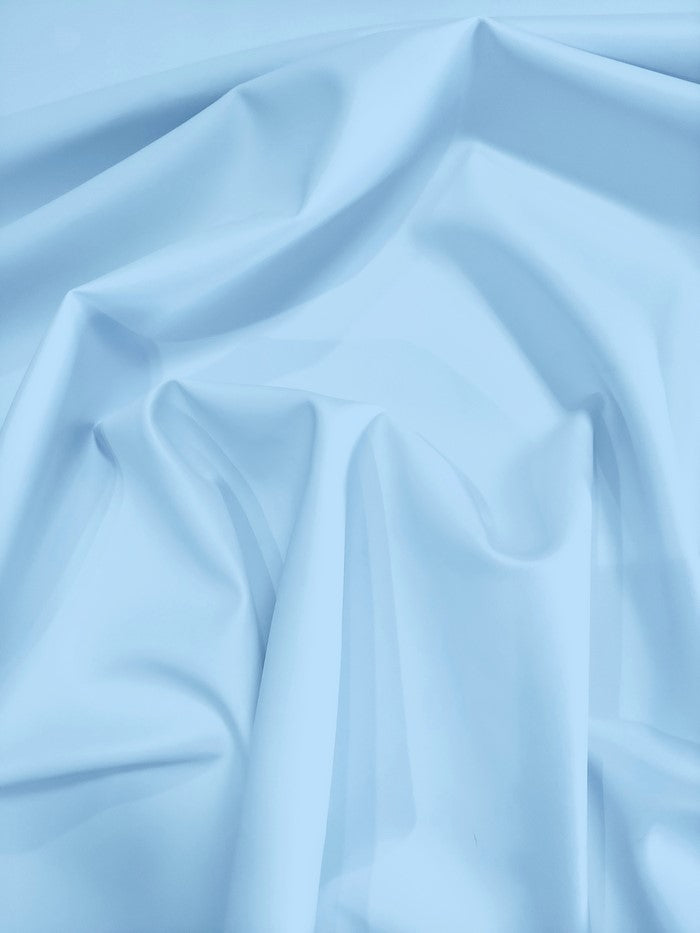 Baby Blue Solid Soft Vinyl Fabric / Sold By The Yard