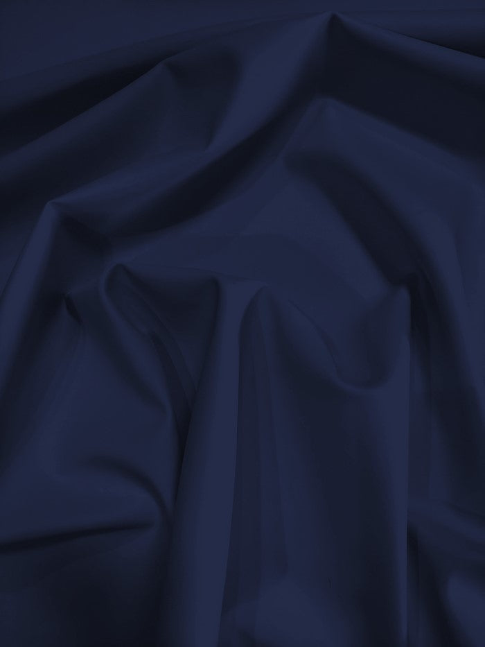 Navy Blue Solid Soft Vinyl Fabric / Sold By The Yard