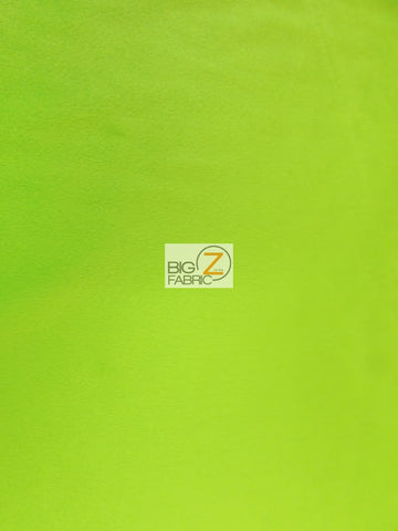 Lime Velboa Solid Short Pile Fabric / Sold By The Yard