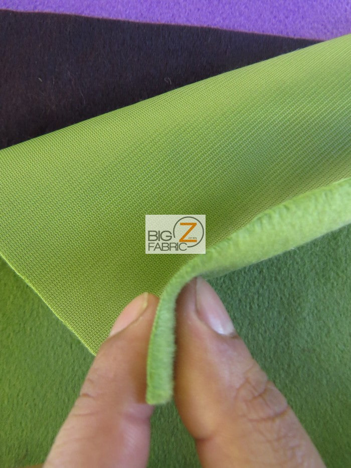 Lime Velboa Solid Short Pile Fabric / Sold By The Yard