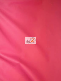 Solid Soft Faux Fake Leather Vinyl Fabric / Hot Pink / By The Roll - 30 Yards
