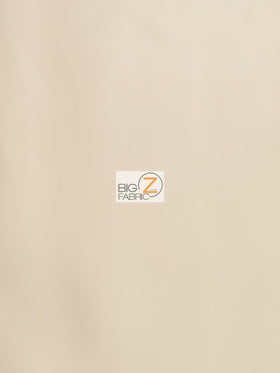 Ivory Solid Soft Vinyl Fabric / Sold By The Yard