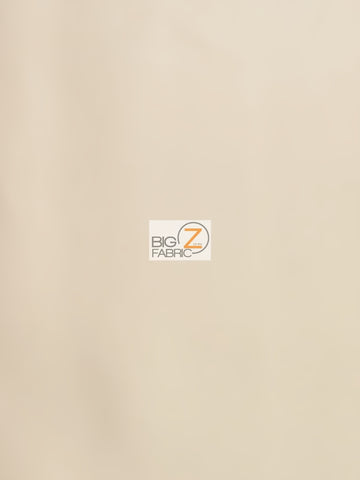 Ivory Solid Soft Vinyl Fabric / Sold By The Yard
