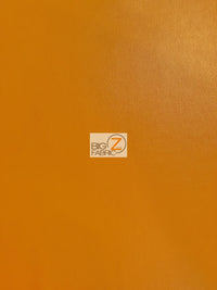 Solid Soft Faux Fake Leather Vinyl Fabric / Orange / By The Roll - 30 Yards