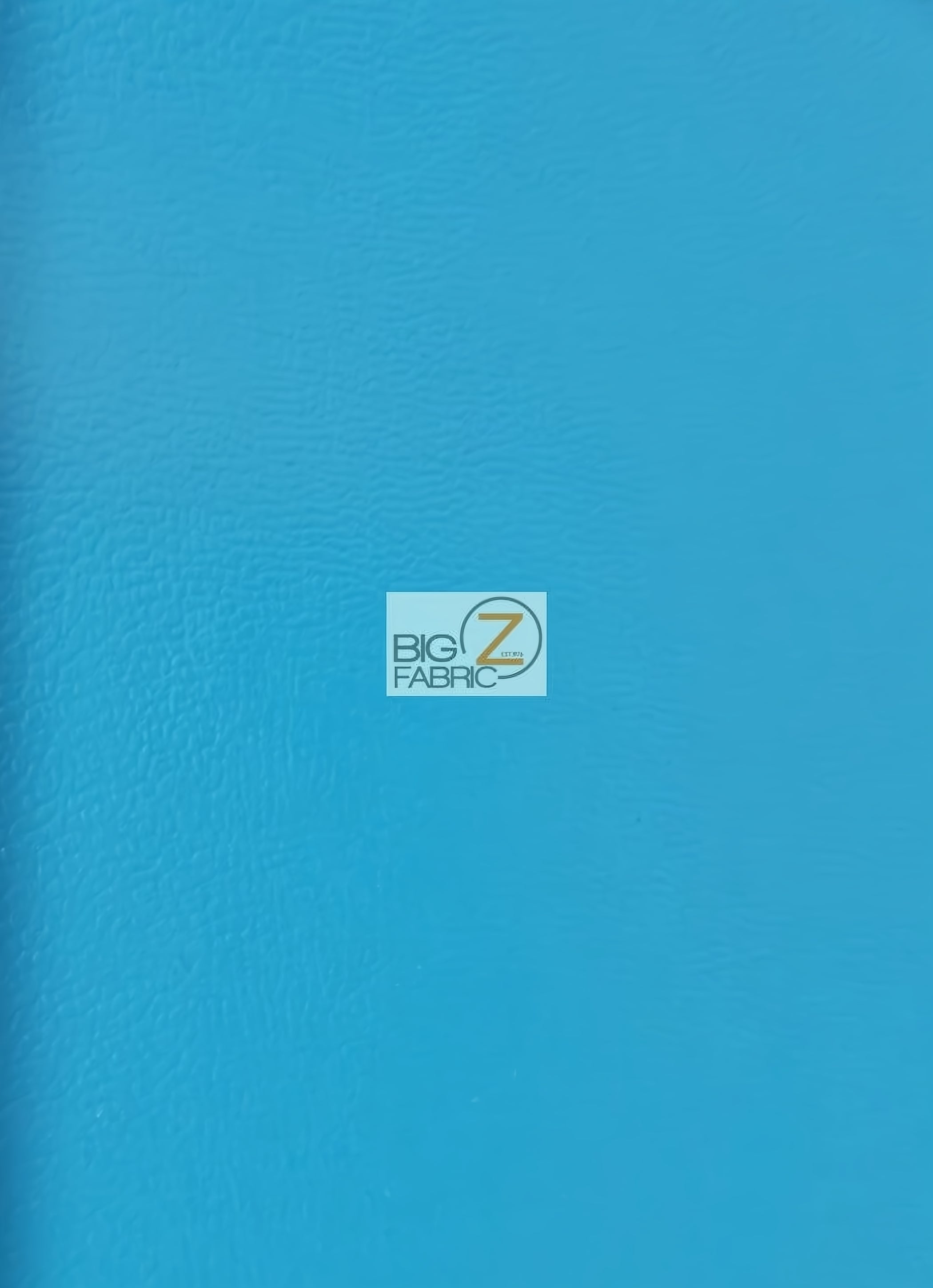 Turquoise Solid Soft Vinyl Fabric by the Yard | Big Z Fabric