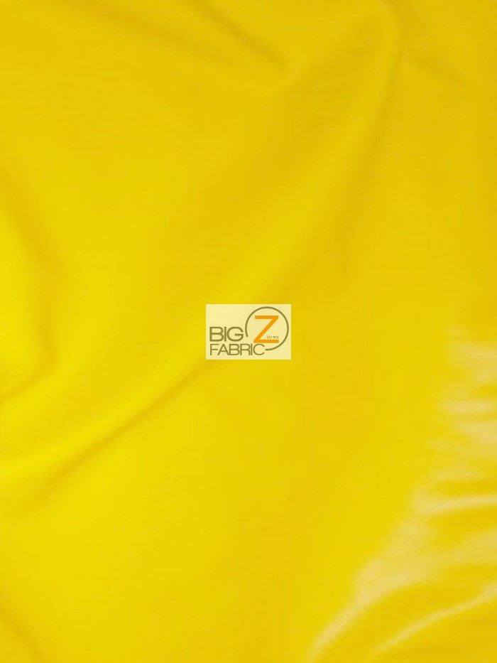Yellow Solid Soft Vinyl Fabric / Sold By The Yard