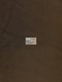 Brown Velboa Solid Short Pile Fabric / Sold By The Yard