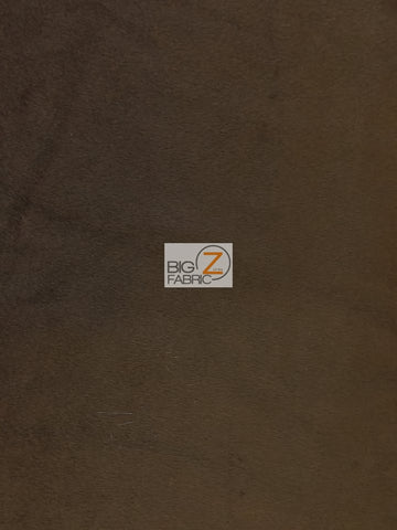 Brown Velboa Solid Short Pile Fabric / Sold By The Yard