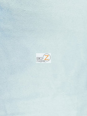 Sky Blue Velboa Solid Short Pile Fabric / Sold By The Yard