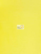 Yellow Velboa Solid Short Pile Fabric / By The Roll - 50 Yards