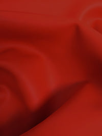 Solid Vegan Stretch Anti-Stain Soft Silicone Vinyl Fabric / Red / By The Roll - 30 Yards