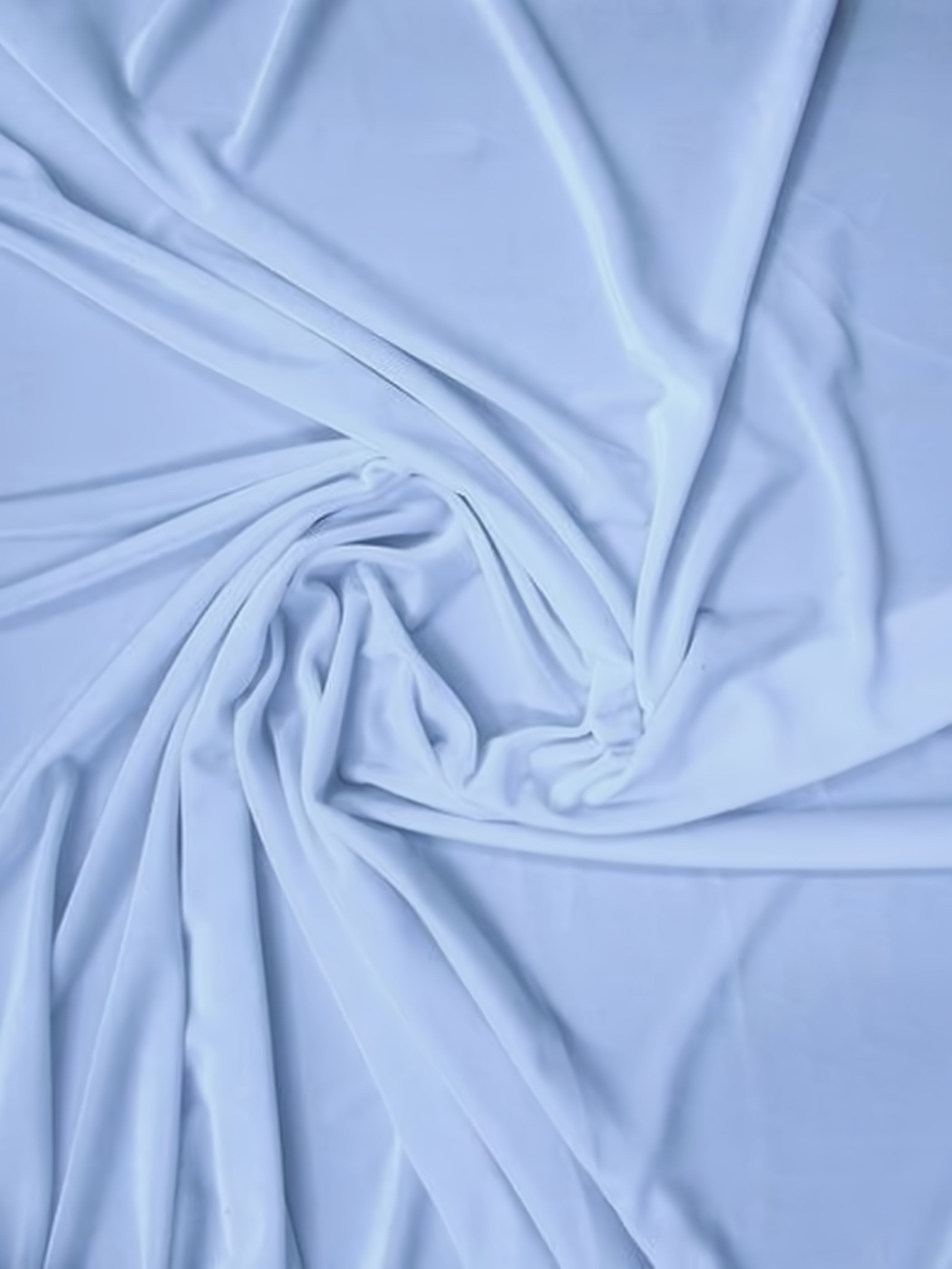 Stretch Velvet Velour Spandex 360 Grams Costume Fabric / Baby Blue / Sold By The Yard