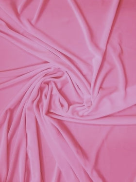 Stretch Velvet Velour Spandex 360 Grams Costume Fabric / Dusty Rose / Sold By The Yard